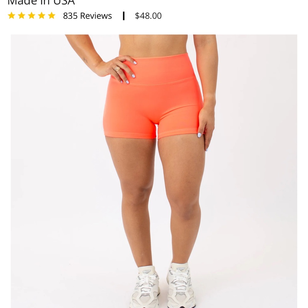 Fleo Neon Coral Ascend Short